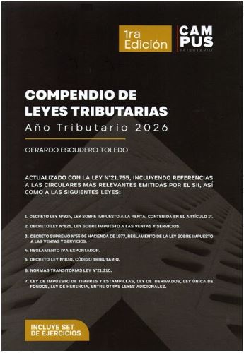 Compendio Leyes Tributarias año Tributario 2026